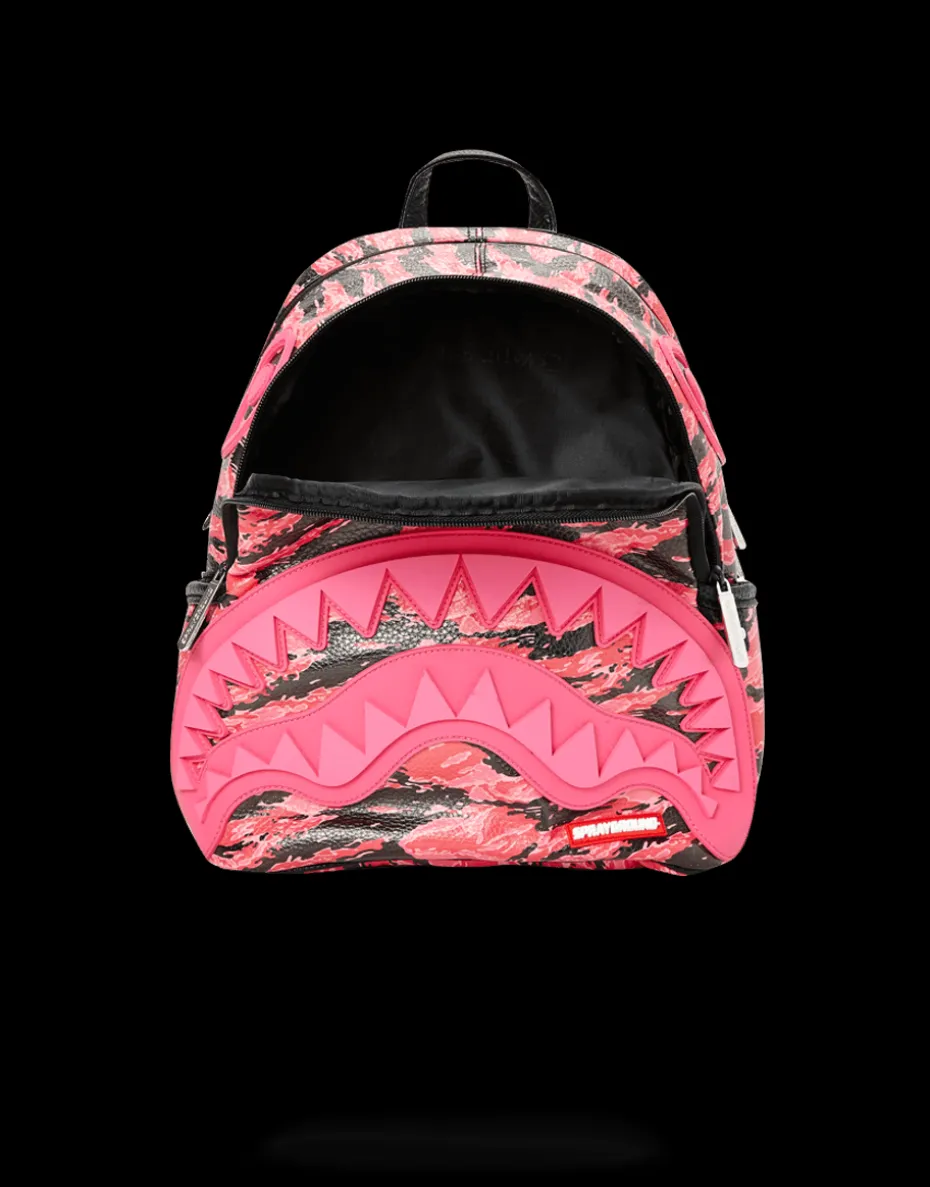PINK TIGER CAMO SHARKMOUTH SAVAGE BACKPACK