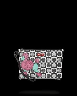 POODLE CHECK RON ENGLISH COLLAB POUCHETTE