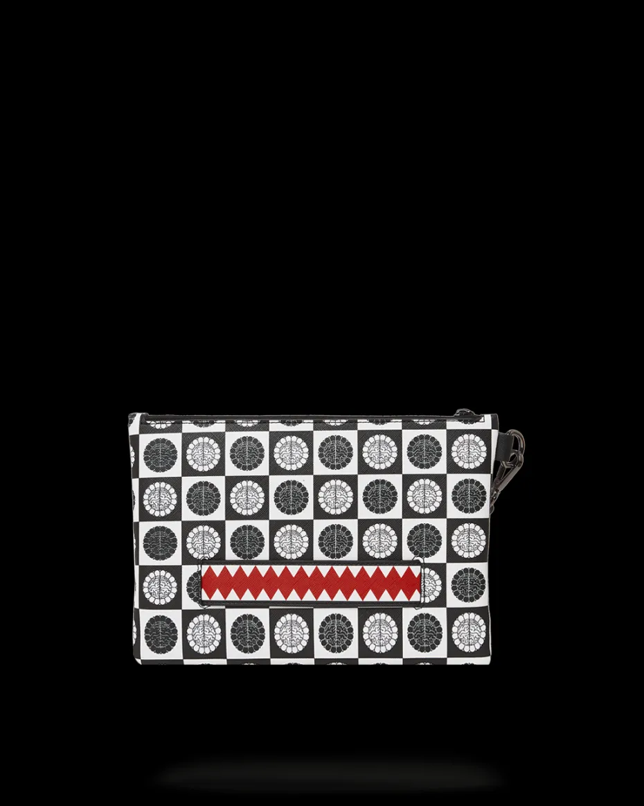 POODLE CHECK RON ENGLISH COLLAB POUCHETTE
