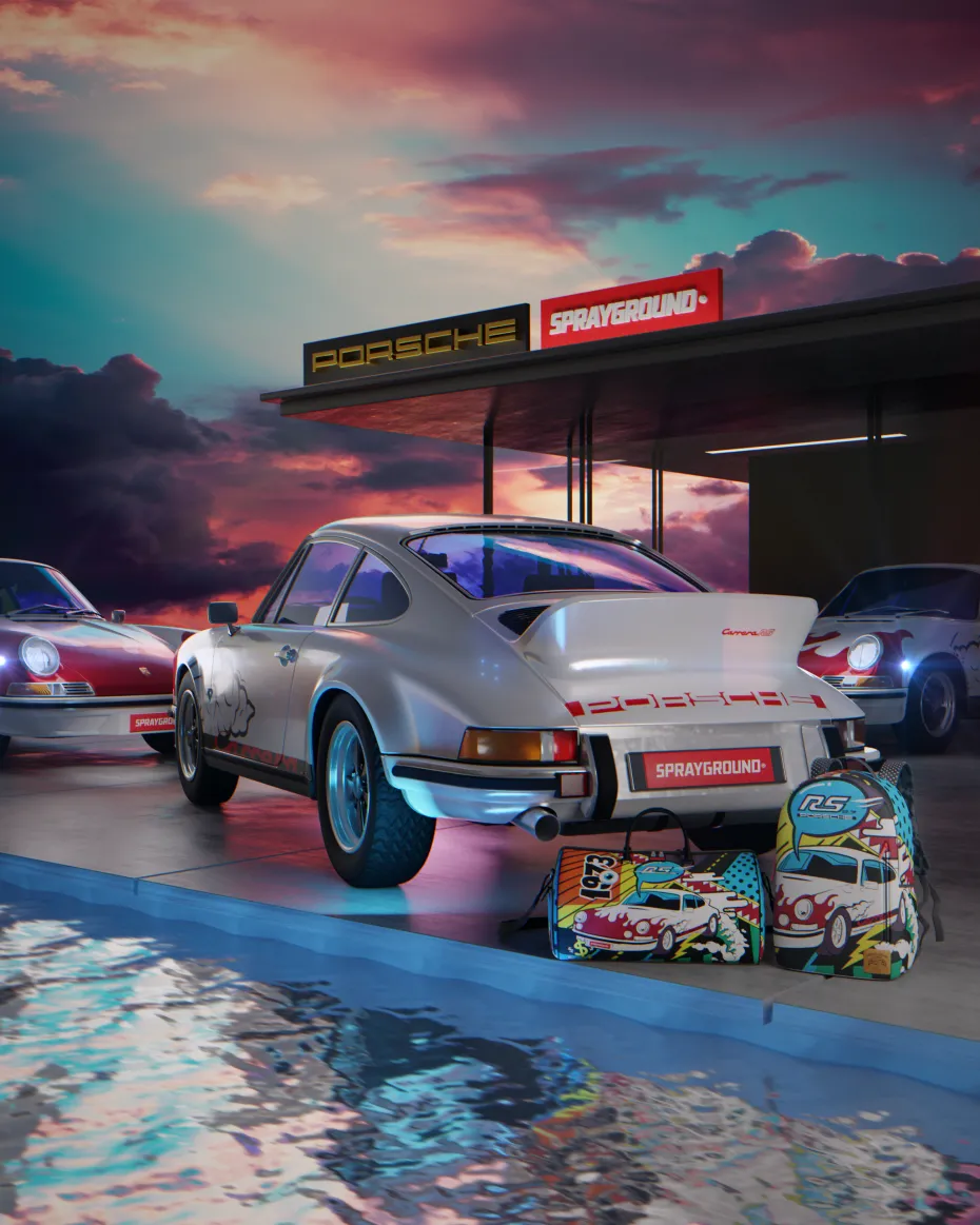 PORSCHE 1972 COLLAB DUFFLE (ONLY 1,911 UNITS MADE)