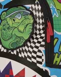 PSYCHO WORLD OF FUN BACKPACK (WITH REMOVABLE VELCRO EYE PATCHES)