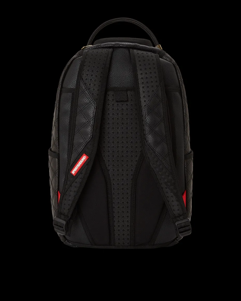 QUILT HAND PAINTED DIABLO BEAR BACKPACK (DLXV)
