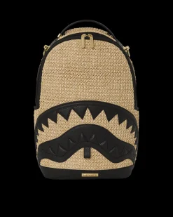 RAFFIA PALM BACKPACK