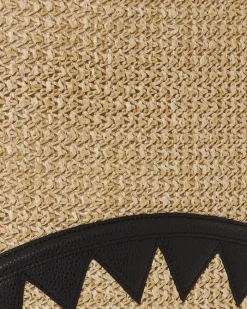 RAFFIA PALM BACKPACK
