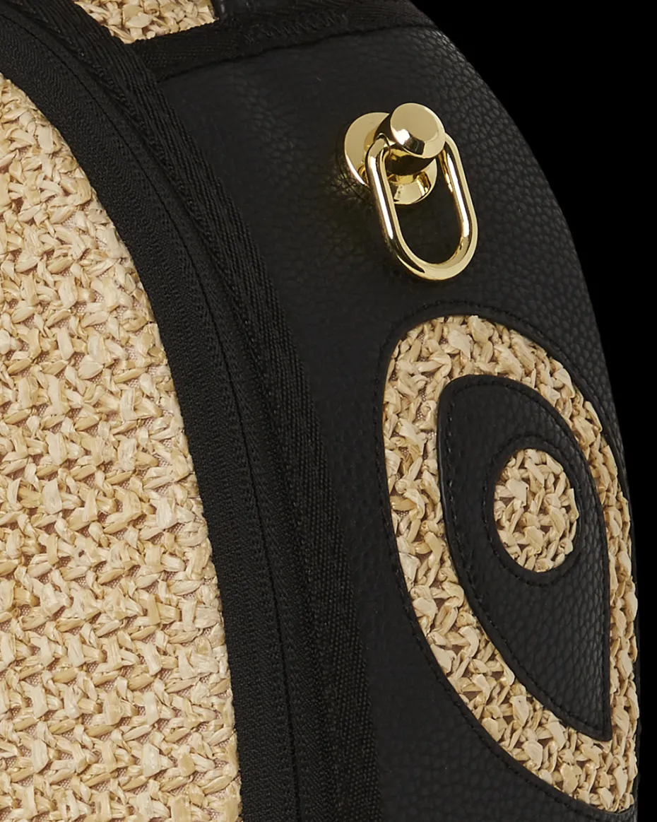 RAFFIA PALM BACKPACK