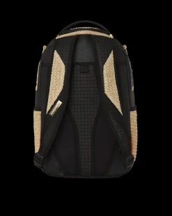 RAFFIA PALM BACKPACK