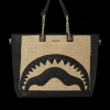 RAFFIA PALM TOTE