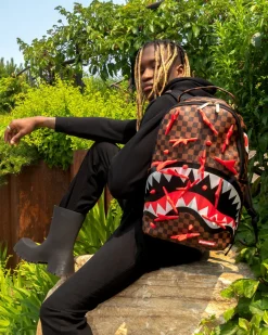 REAL 3D NINJA STARS SMASHED BACKPACK (DLXV)