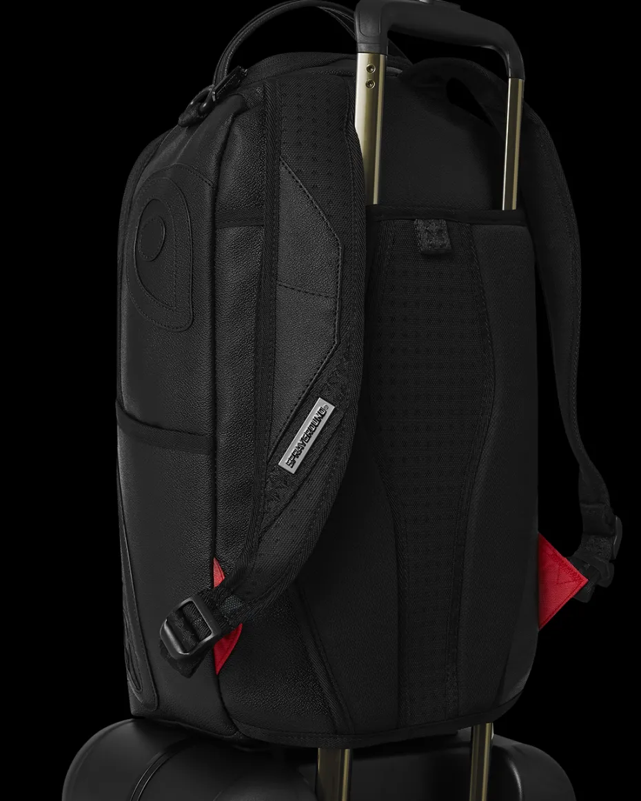 REALITY CHECK SHARKNAUTICS HARDSHELL CARRY-ON JETBLACK LUGGAGE (GUNMETAL HARDWARE)