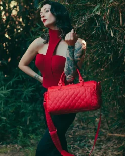 RED RIVIERA MINI DUFFLE