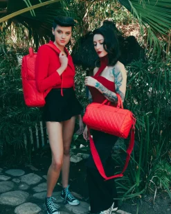 RED RIVIERA MINI DUFFLE