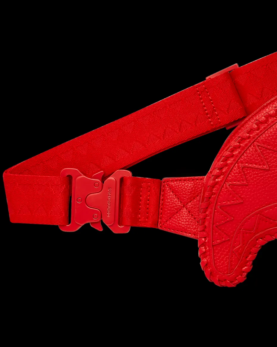 RED RIVIERA SHARKMOUTH CROSSBODY