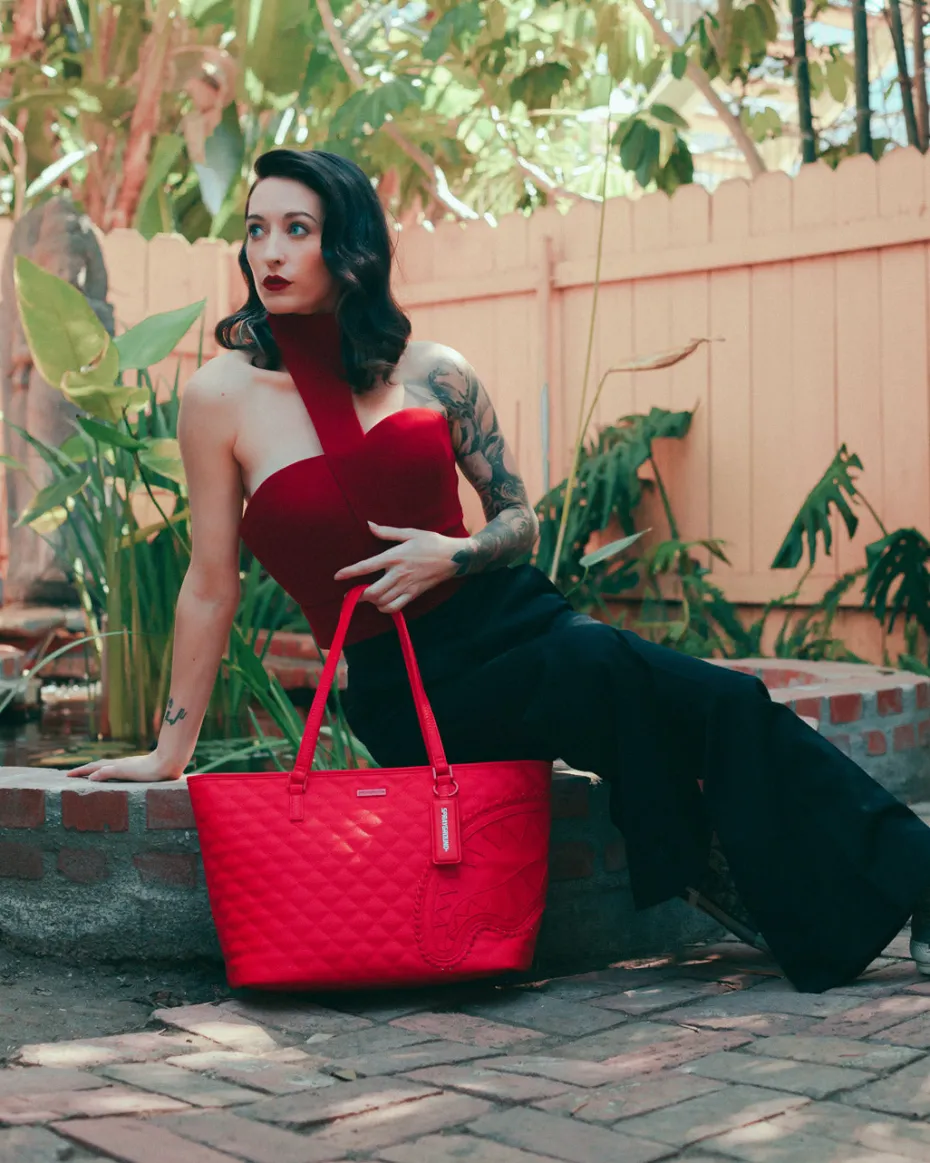 RED RIVIERA TOTE