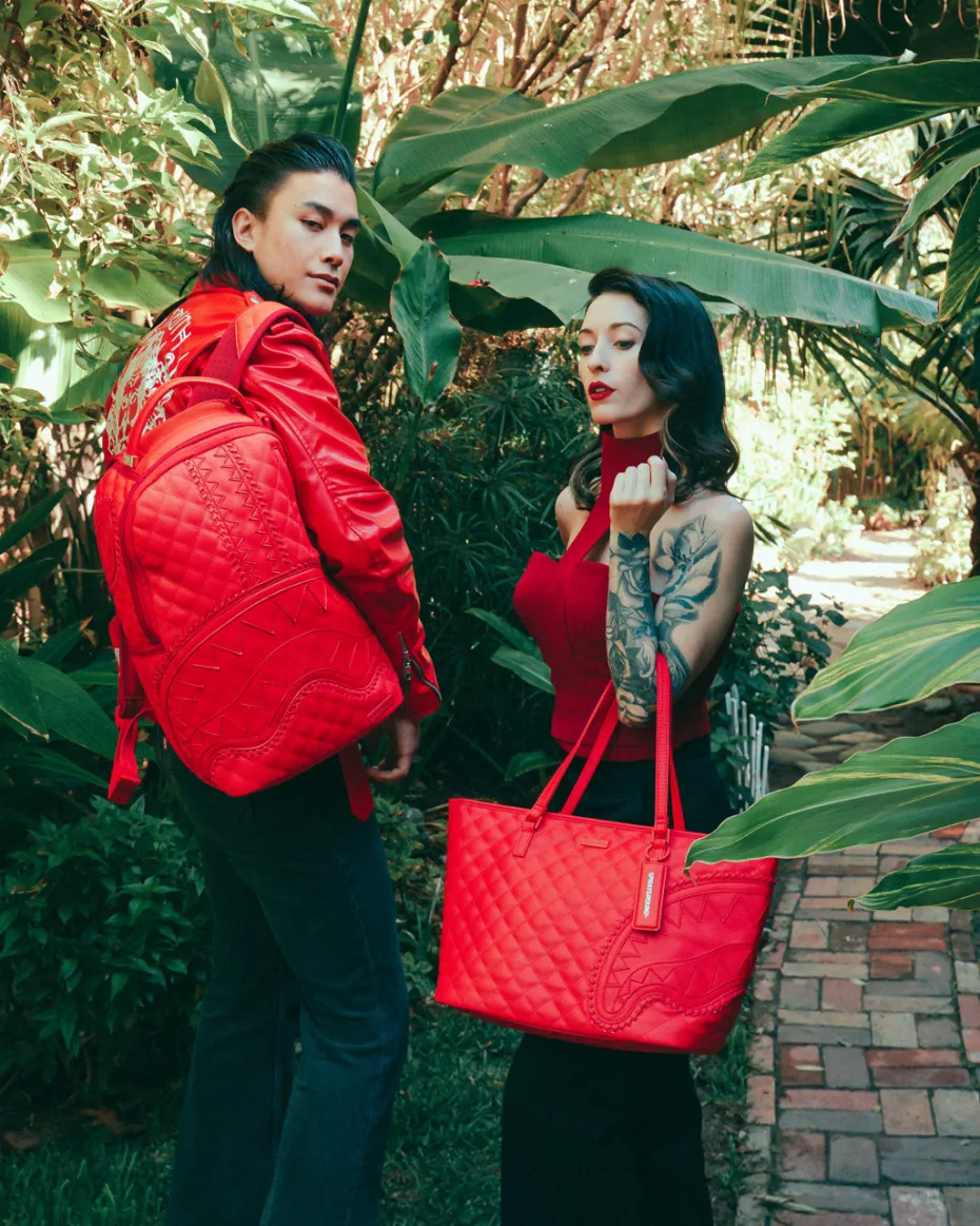 RED RIVIERA TOTE