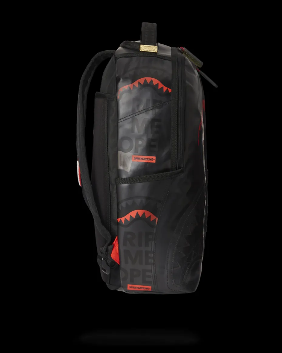 RIP ME OPEN BACKPACK (FROSTED TRANSPARENT)