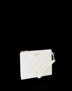 RIVIERA LE BLANC GOLD CHAIN SHARK CROSSOVER CLUTCH