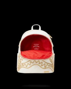 RIVIERA LE BLANC GOLD CHAIN SHARK SAVAGE BACKPACK