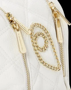RIVIERA LE BLANC GOLD CHAIN SHARK SAVAGE BACKPACK