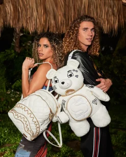 RIVIERA LE BLANC GOLD CHAIN MONEYBEAR TEDDYBEAR BACKPACK