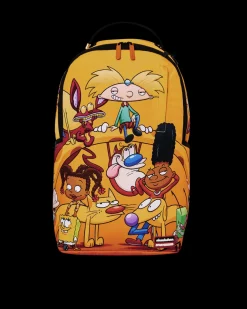 90s NICK CAT DOG SHARK MOUTH DLXSR BACKPACK