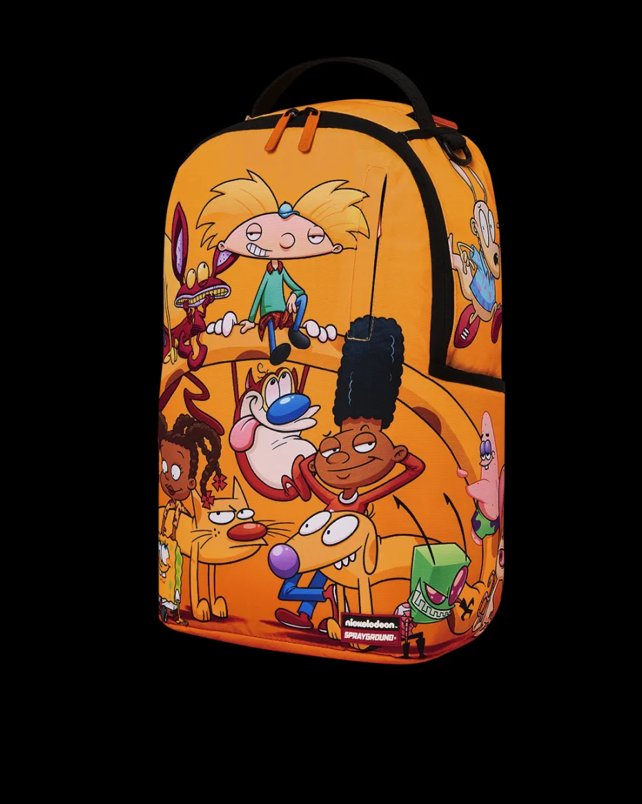 90s NICK CAT DOG SHARK MOUTH DLXSR BACKPACK