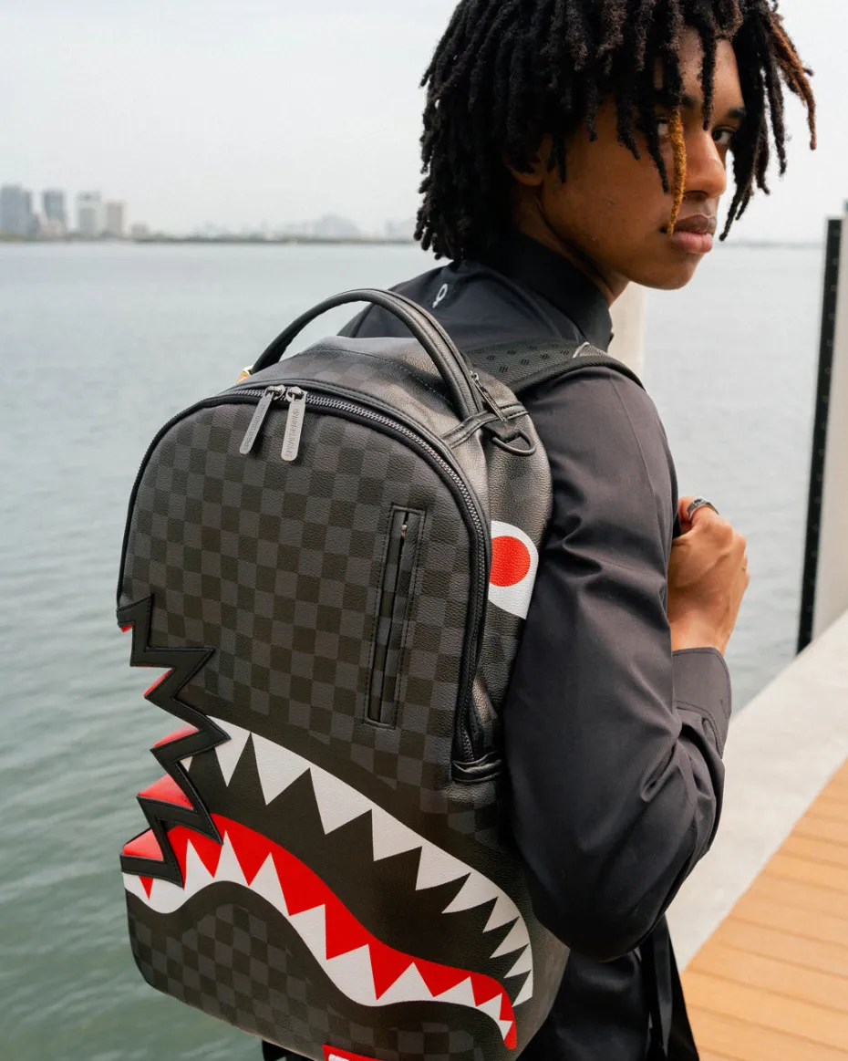 SHARK BITE SHARKS IN PARIS GRAY BACKPACK (DLXV)