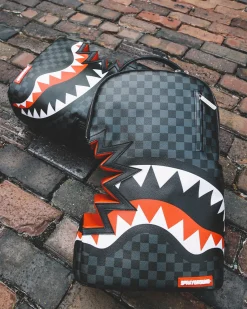 SHARK BITE SHARKS IN PARIS GRAY BACKPACK (DLXV)