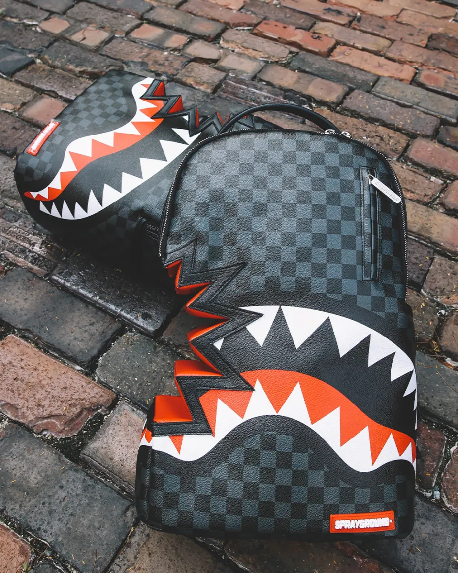 SHARK BITE SHARKS IN PARIS GRAY BACKPACK (DLXV)