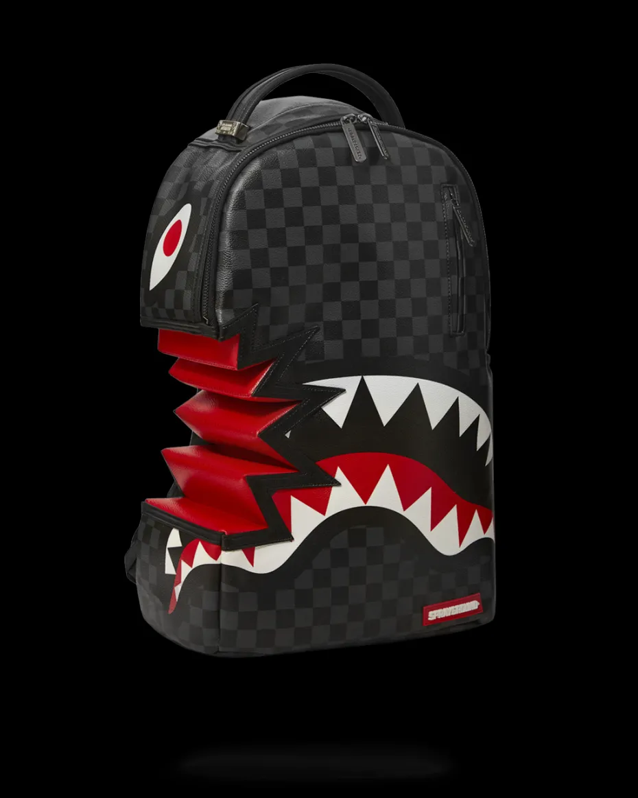 SHARK BITE SHARKS IN PARIS GRAY BACKPACK (DLXV)