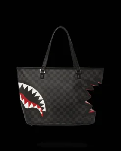 SHARK BITE SHARKS IN PARIS GRAY TOTE