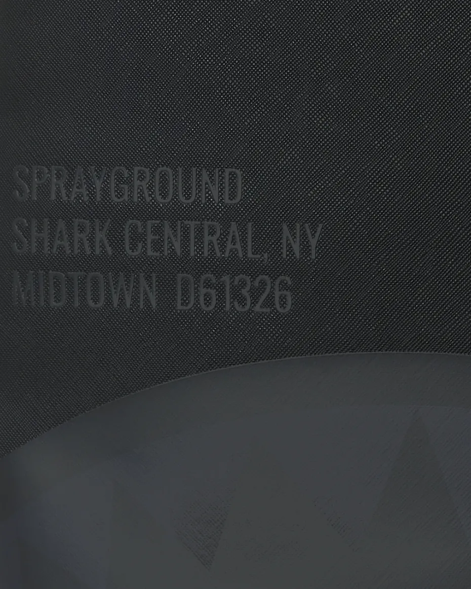 SHARK CENTRAL (BLK ON BLK) BACKPACK (DLXV)
