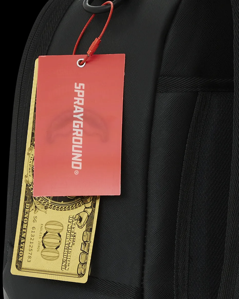 SHARK CENTRAL (BLK ON BLK) BACKPACK (DLXV)