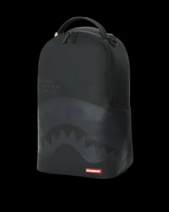 SHARK CENTRAL (BLK ON BLK) BACKPACK (DLXV)