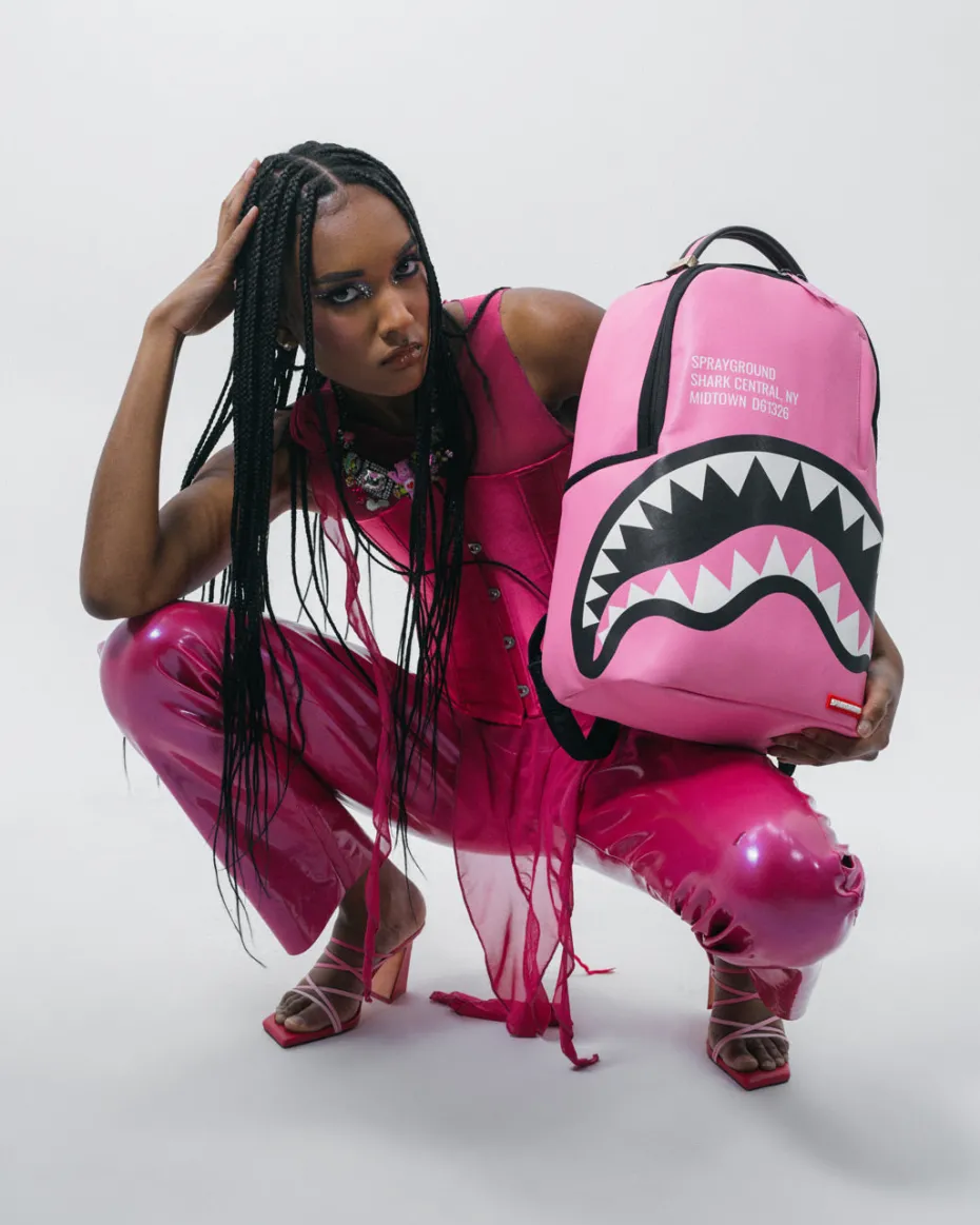SHARK CENTRAL (PINK) BACKPACK (DLXV)