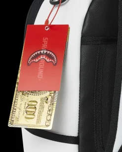 SHARK CENTRAL SPLIT BACKPACK BLK/WHT (DLXV)