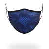 SHARK CHECK (BLUE) FACE MASK