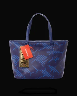 SHARK CHECK (BLUE) TOTE