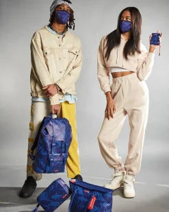 SHARK CHECK (BLUE) TOTE