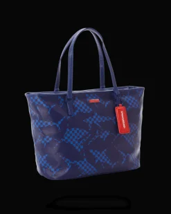 SHARK CHECK (BLUE) TOTE