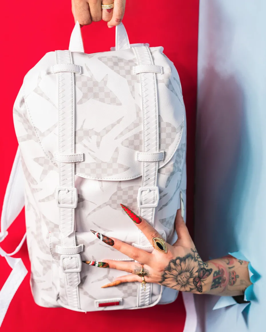 SHARK CHECK (WHITE) HILLS BACKPACK