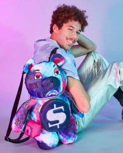 SHARKCLUB ELECTRONICA MONEYBEAR TEDDYBEAR BACKPACK
