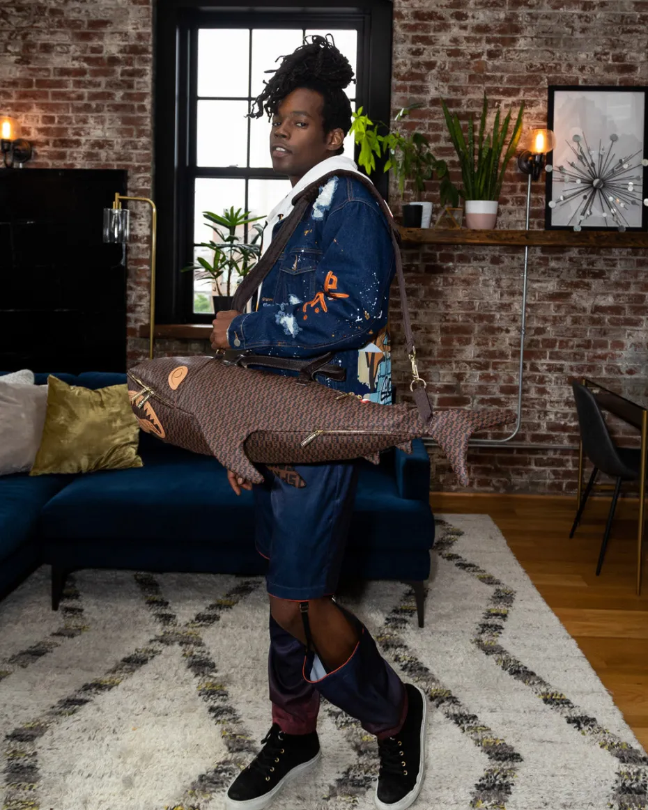 SHARKFINITY SHARK SHAPE DUFFLE
