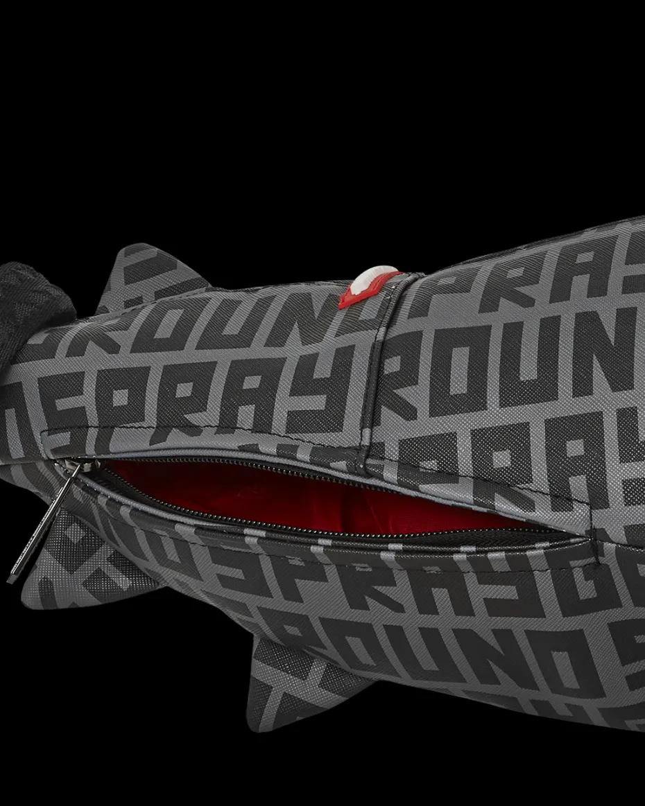 SHARKFINITY STEALTH PILOT SHARK SHAPE DUFFLE