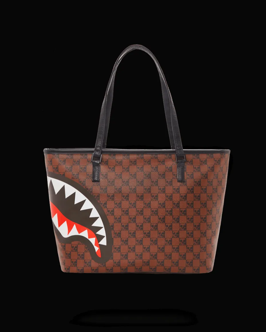 SHARKS AND SKULLS TOTE