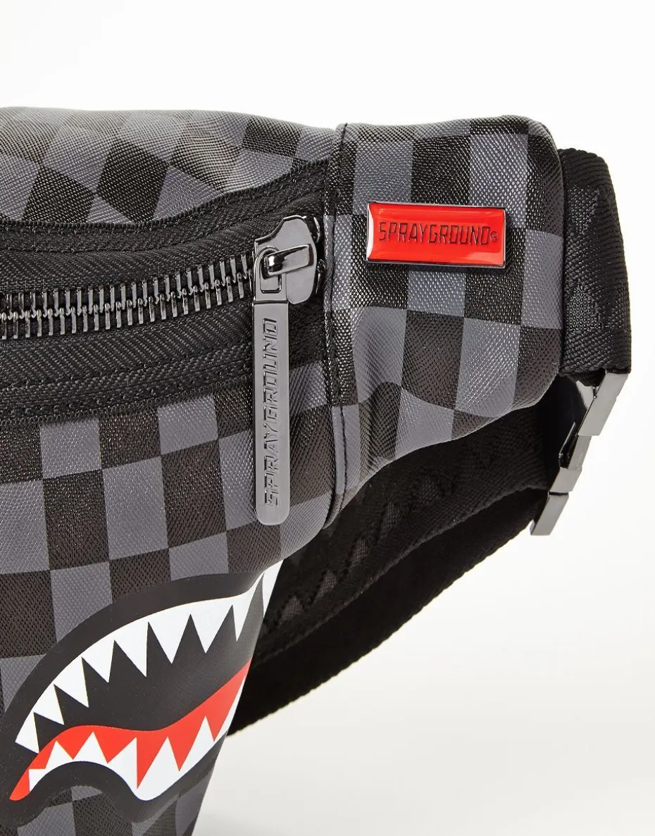 SHARKS IN PARIS (BLACK CHECKERED EDITION) CROSSBODY