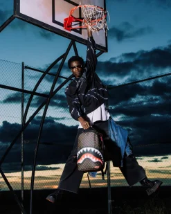 SHARKS IN PARIS BLUR EFFECT BACKPACK