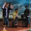 SHARKS IN PARIS BLUR EFFECT FULL SIZE LUGGAGE