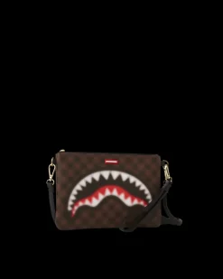 SHARKS IN PARIS BLUR EFFECT CROSSOVER CLUTCH