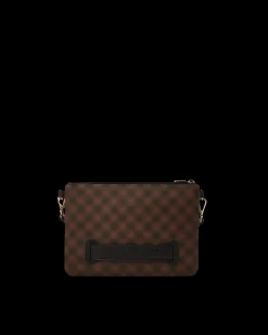 SHARKS IN PARIS BLUR EFFECT CROSSOVER CLUTCH
