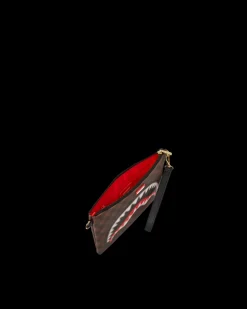 SHARKS IN PARIS BLUR EFFECT CROSSOVER CLUTCH